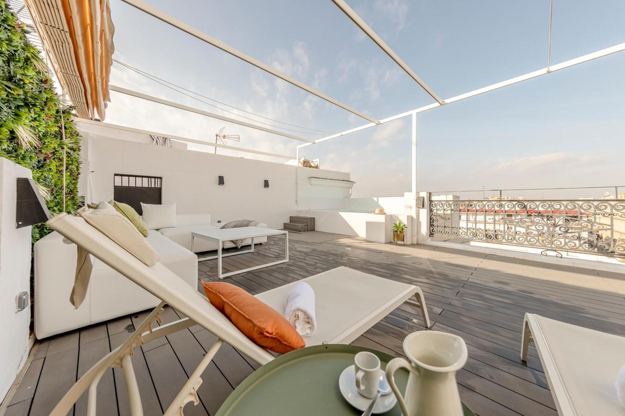 Isg Apartments Modern Atticpool At The Cathedralfree Parking Seville Luaran gambar